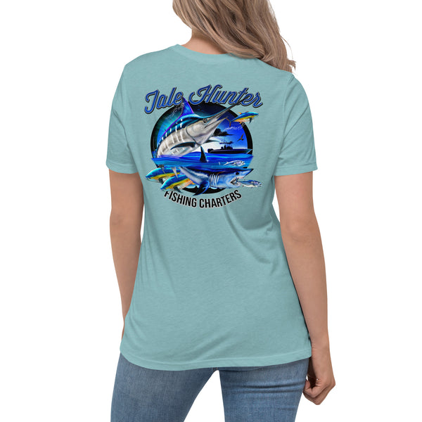 Blue Marlin & Mako Shark Women's Relaxed Short Sleeve T-Shirt