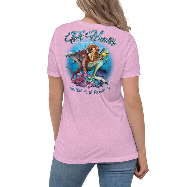 Mermaid, Hammerhead Shark & Seahorse Women's Relaxed short sleeve t-shirt