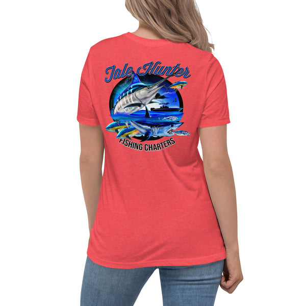 Blue Marlin & Mako Shark Women's Relaxed Short Sleeve T-Shirt