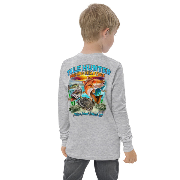 Redfish, Trout & Flounder Youth long sleeve tee