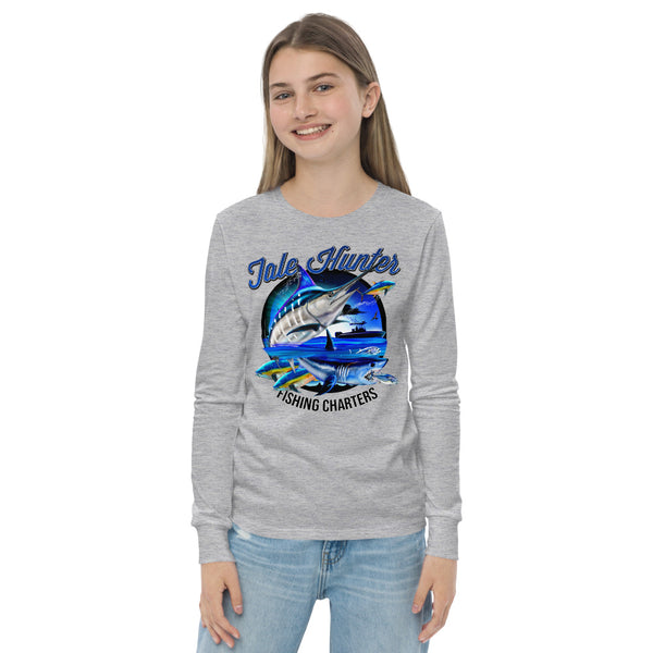 Blue Marlin & Mako Shark Youth Long Sleeve Tee