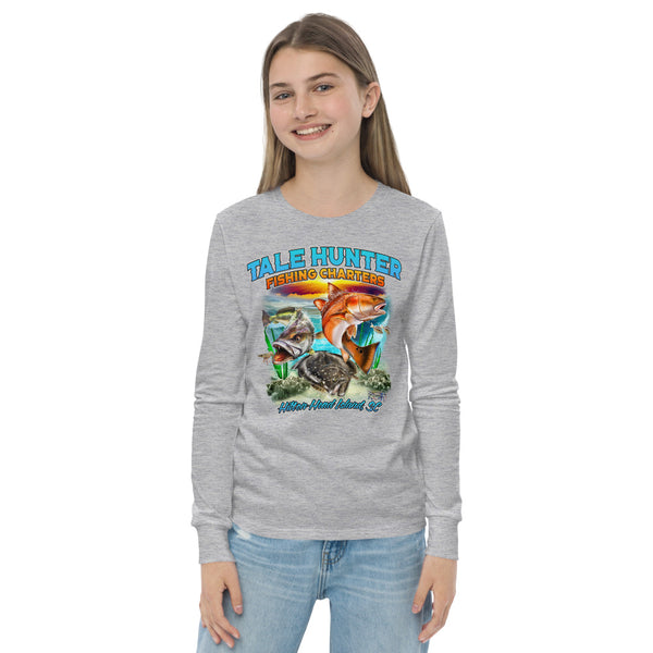 Redfish, Trout & Flounder Youth long sleeve tee