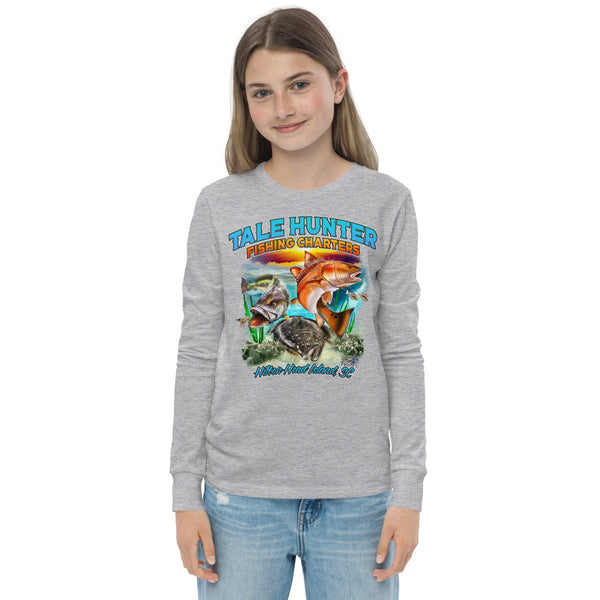 Redfish, Trout & Flounder Youth long sleeve tee