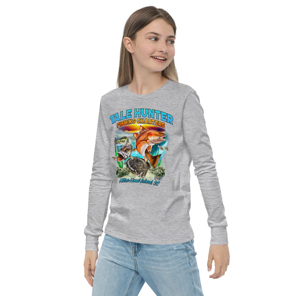 Redfish, Trout & Flounder Youth long sleeve tee