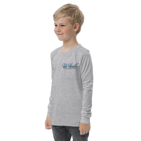 Mermaid, Great White Shark & Seahorse Youth long sleeve tee