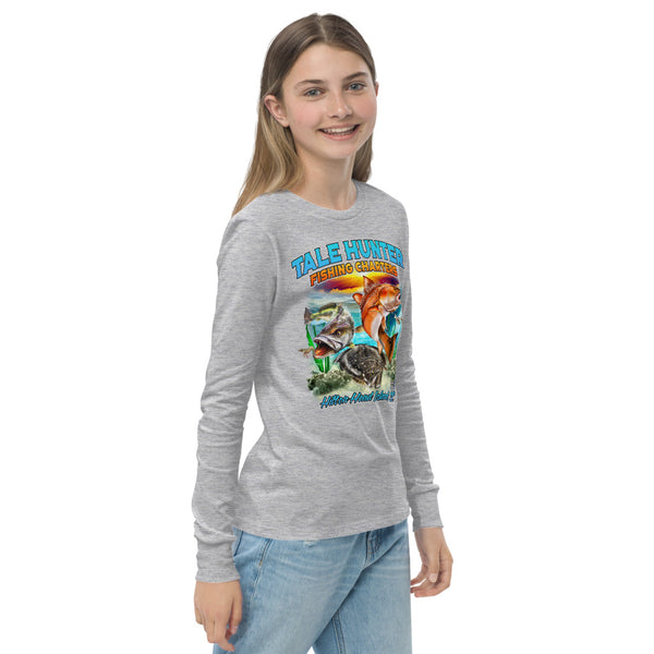 Redfish, Trout & Flounder Youth long sleeve tee