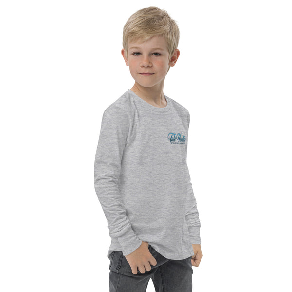 Mermaid, Great White Shark & Seahorse Youth long sleeve tee