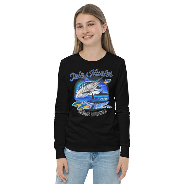 Blue Marlin & Mako Shark Youth Long Sleeve Tee