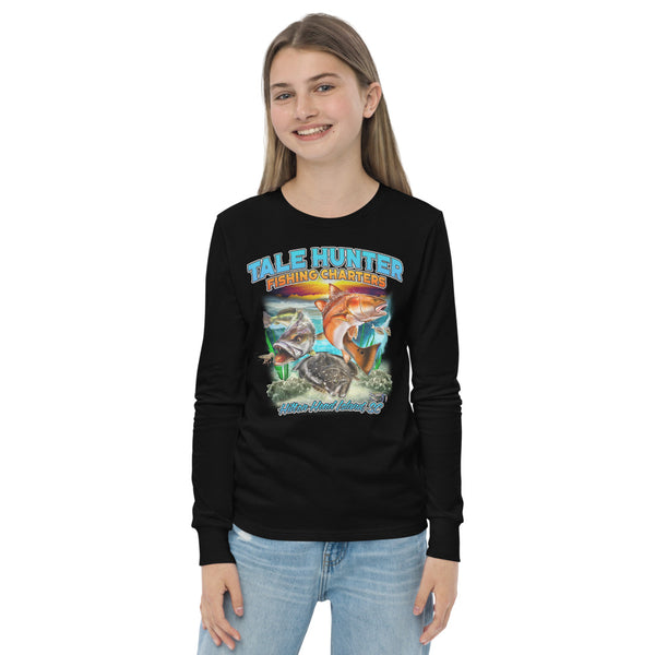 Redfish, Trout & Flounder Youth long sleeve tee