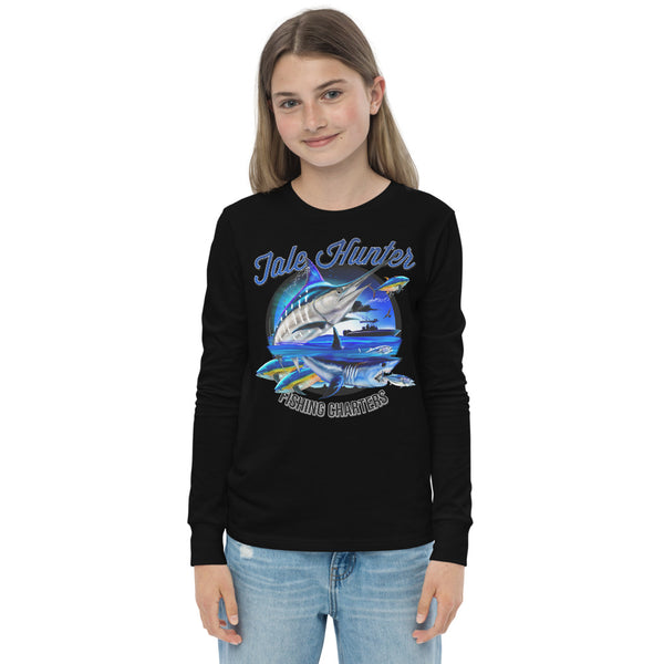 Blue Marlin & Mako Shark Youth Long Sleeve Tee