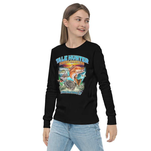 Redfish, Trout & Flounder Youth long sleeve tee