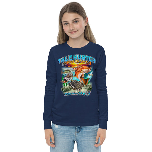 Redfish, Trout & Flounder Youth long sleeve tee