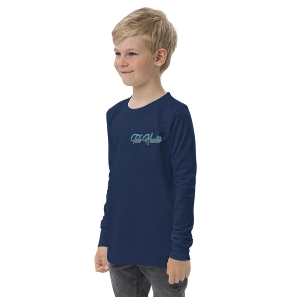 Mermaid, Great White Shark & Seahorse Youth long sleeve tee