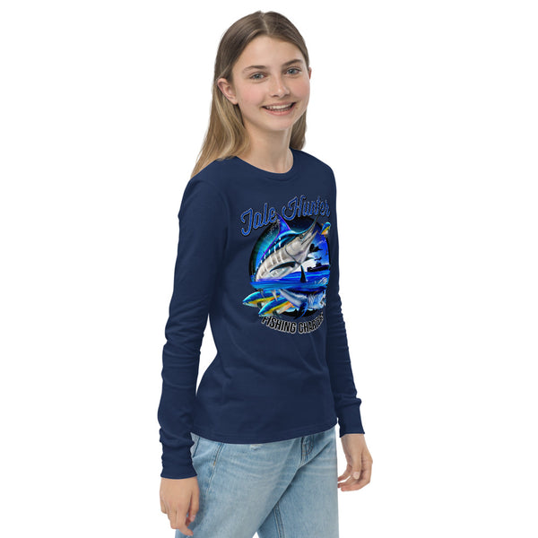 Blue Marlin & Mako Shark Youth Long Sleeve Tee