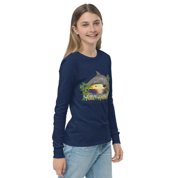 Dolphin Youth long sleeve tee