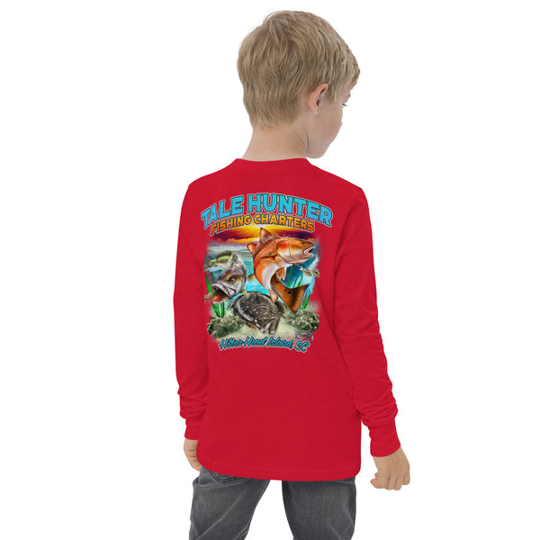 Redfish, Trout & Flounder Youth long sleeve tee