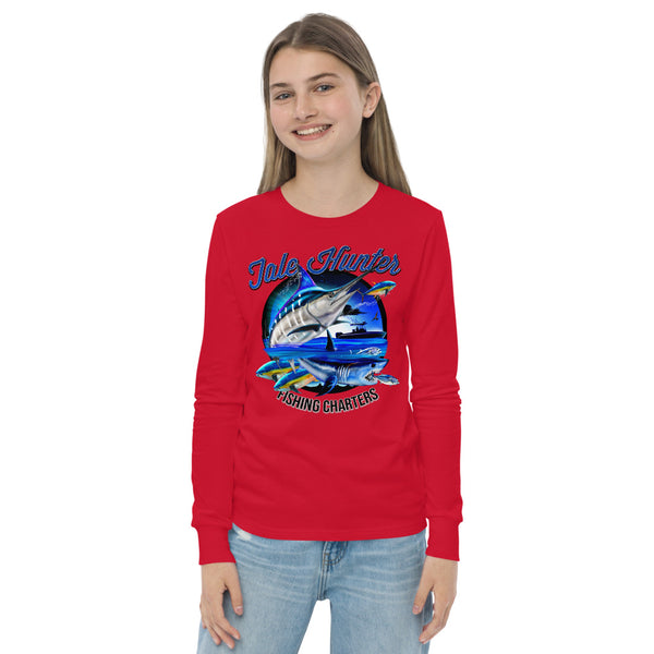 Blue Marlin & Mako Shark Youth Long Sleeve Tee