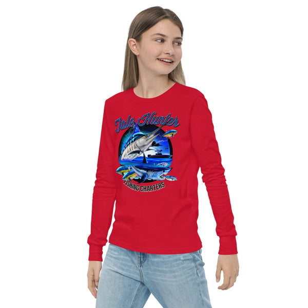 Blue Marlin & Mako Shark Youth Long Sleeve Tee