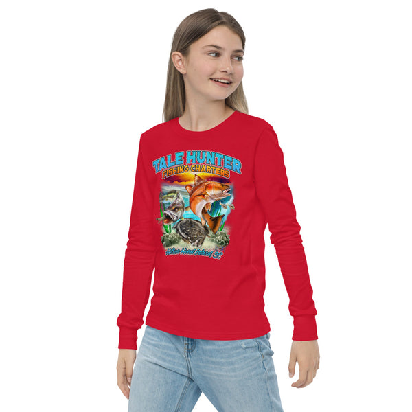 Redfish, Trout & Flounder Youth long sleeve tee