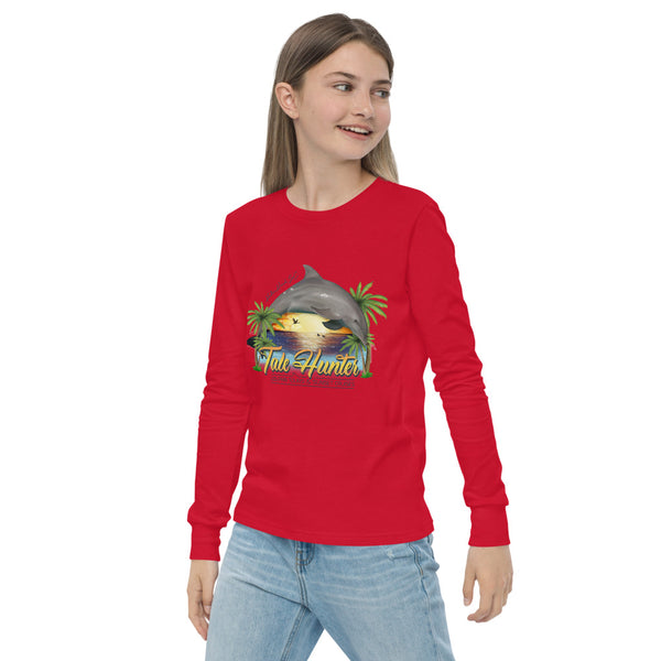 Dolphin Youth long sleeve tee