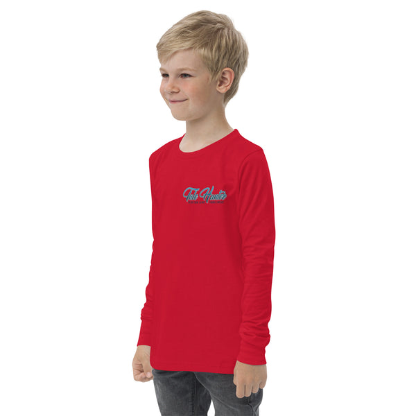 Mermaid, Great White Shark & Seahorse Youth long sleeve tee