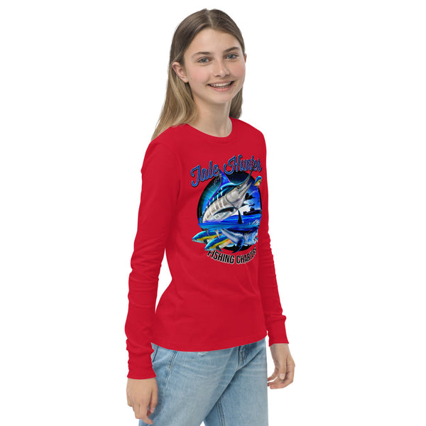 Blue Marlin & Mako Shark Youth Long Sleeve Tee