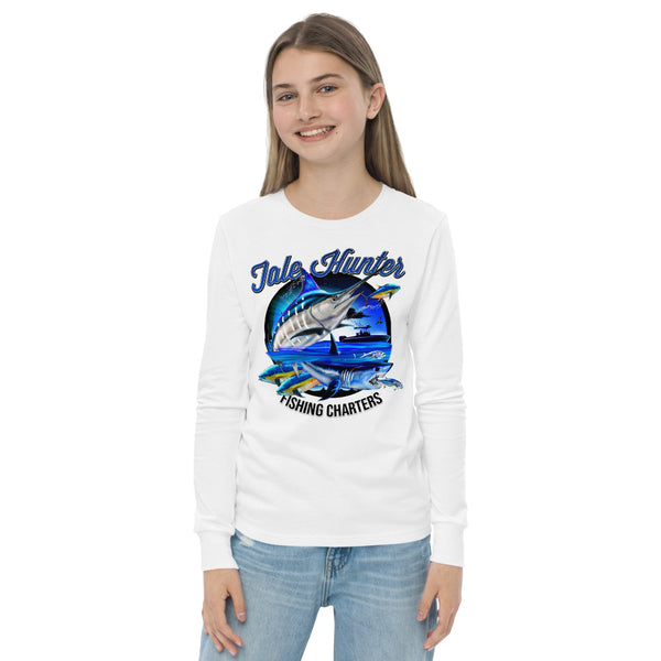 Blue Marlin & Mako Shark Youth Long Sleeve Tee