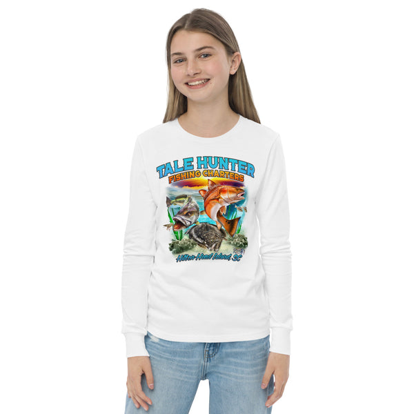 Redfish, Trout & Flounder Youth long sleeve tee