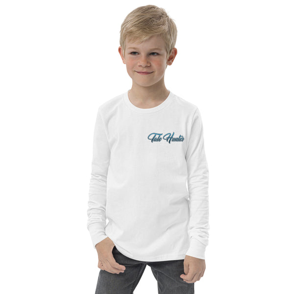 Mermaid, Great White Shark & Seahorse Youth long sleeve tee