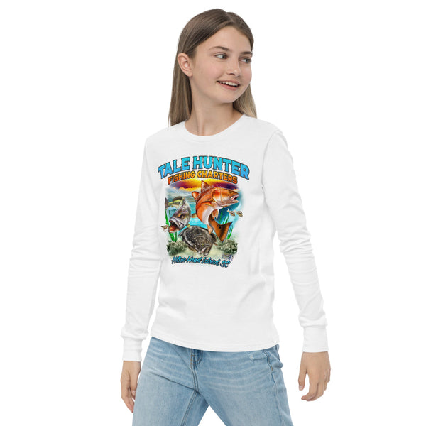 Redfish, Trout & Flounder Youth long sleeve tee