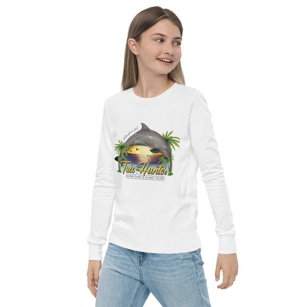 Dolphin Youth long sleeve tee