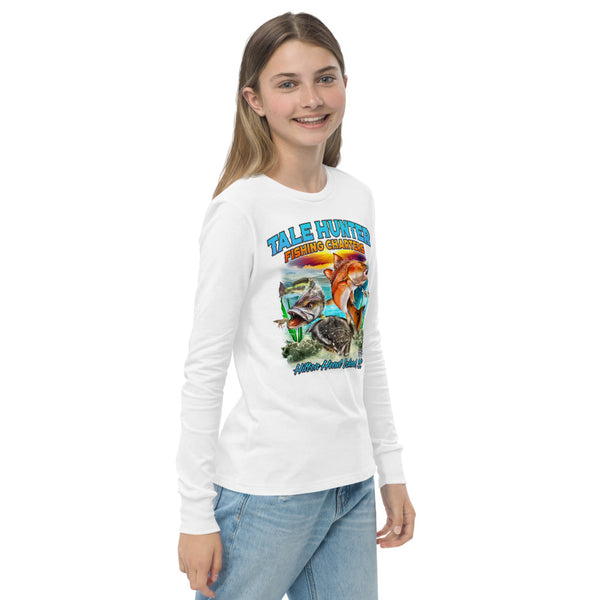 Redfish, Trout & Flounder Youth long sleeve tee