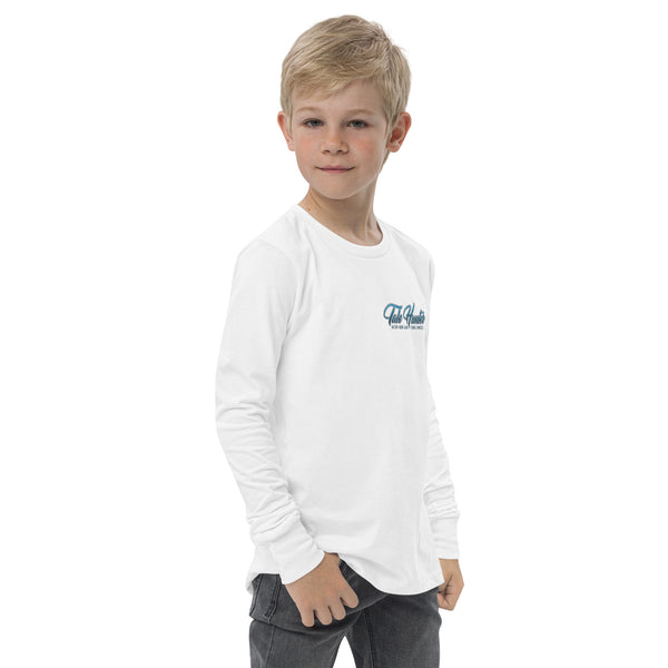 Mermaid, Great White Shark & Seahorse Youth long sleeve tee