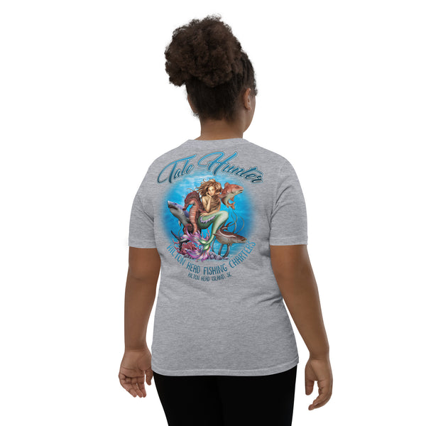 Mermaid, Great White Shark & Seahorse 8-20 Youth Short Sleeve T-Shirt