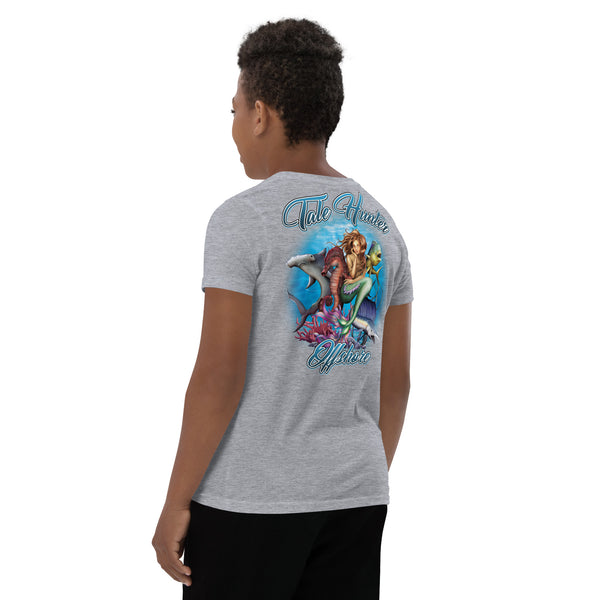 Mermaid, Hammerhead Shark & Seahorse 8-20 Youth Short Sleeve T-Shirt