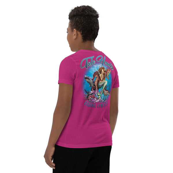 Mermaid, Great White, Cobia & Seahorse 8-20 Youth Short Sleeve T-Shirt