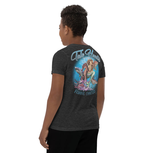 Mermaid, Great White, Cobia & Seahorse 8-20 Youth Short Sleeve T-Shirt