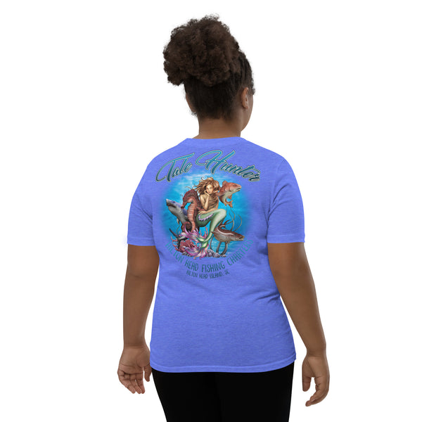 Mermaid, Great White Shark & Seahorse 8-20 Youth Short Sleeve T-Shirt