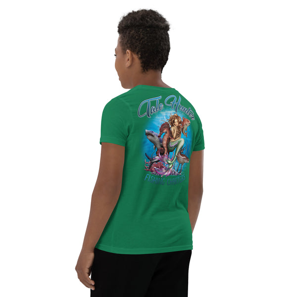 Mermaid, Great White, Cobia & Seahorse 8-20 Youth Short Sleeve T-Shirt