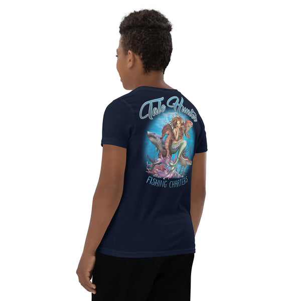 Mermaid, Great White, Cobia & Seahorse 8-20 Youth Short Sleeve T-Shirt