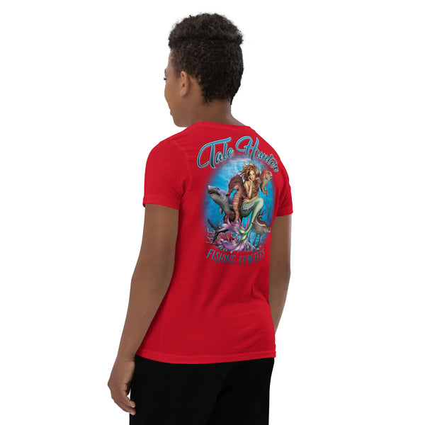 Mermaid, Great White, Cobia & Seahorse 8-20 Youth Short Sleeve T-Shirt