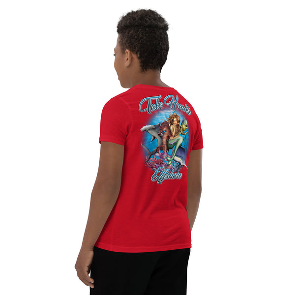 Mermaid, Hammerhead Shark & Seahorse 8-20 Youth Short Sleeve T-Shirt