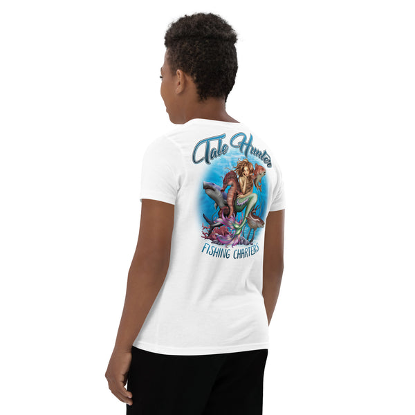 Mermaid, Great White, Cobia & Seahorse 8-20 Youth Short Sleeve T-Shirt